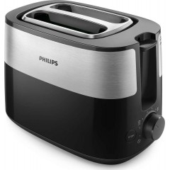 Philips HD2516/90 Φρυγανιέρα 2 Θέσεων 830W Μαύρη Philips HD2516/90 Φρυγανιέρα 2 Θέσεων 830W Μαύρη